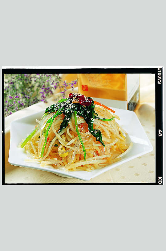 陕北三丝高清餐饮美食图片