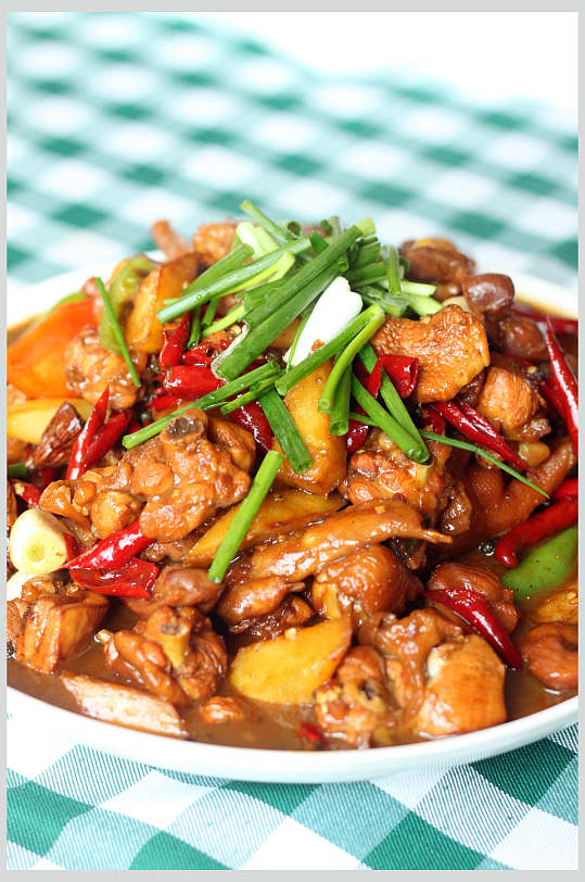 大盘鸡高清餐饮美食图片