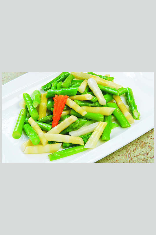 清爽双笋美食实拍图片