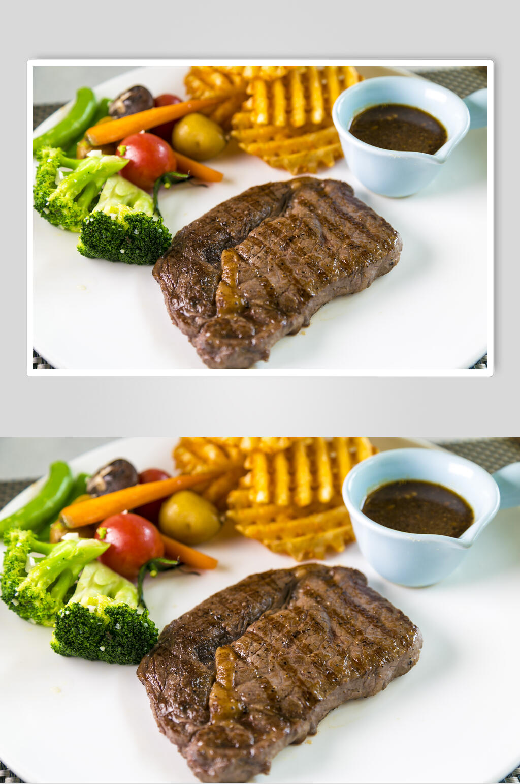 牛排实拍图美食美味摄影图