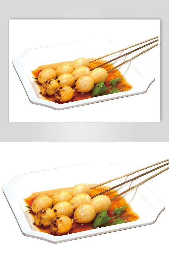 串串鹌鹑蛋餐饮美食图片