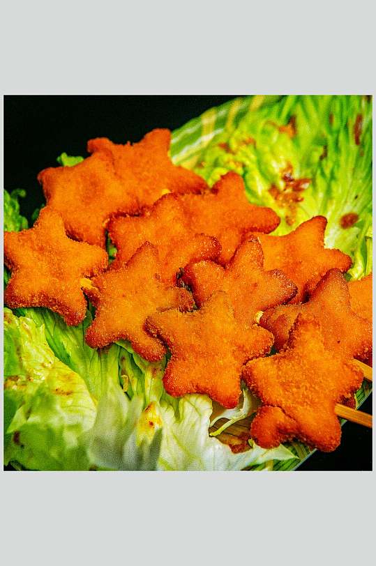 炸串烧烤美食图片
