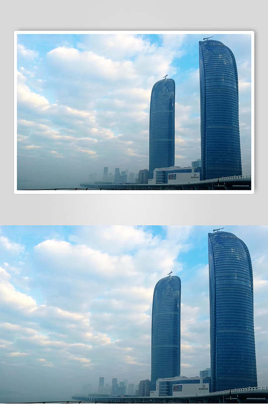厦门双子楼高清摄影图片素材 厦门图片