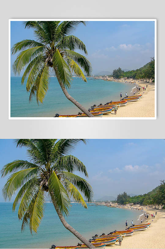 海南三亚海边风景图片素材