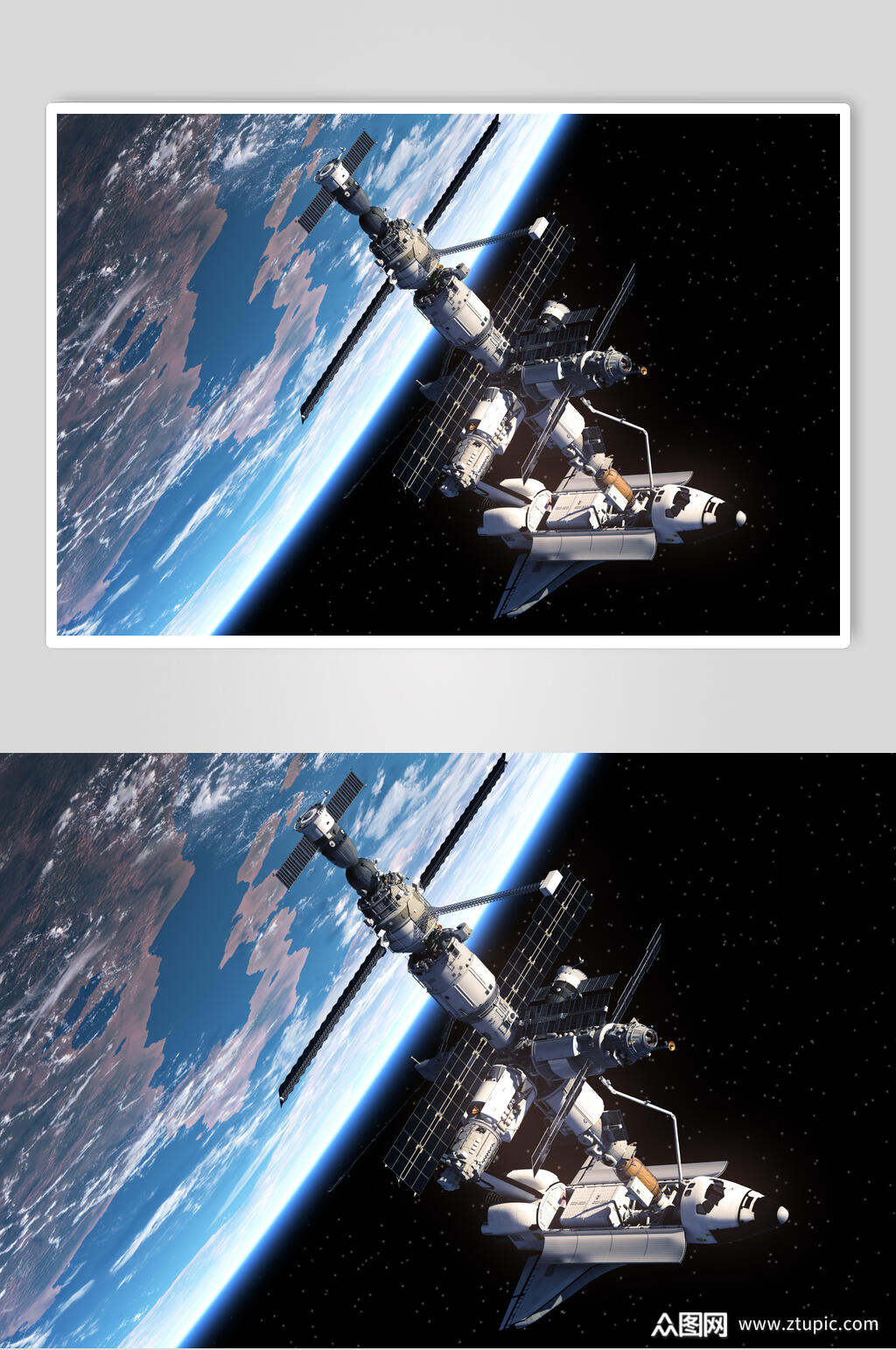 航空宇航员图片宇宙空间站地球卫星 航天太空素材素材