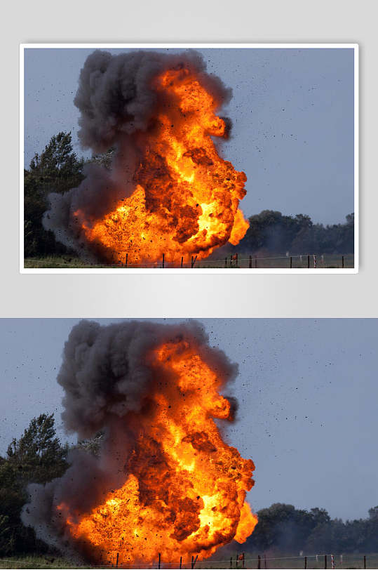 高清实拍爆破爆炸蘑菇云图片
