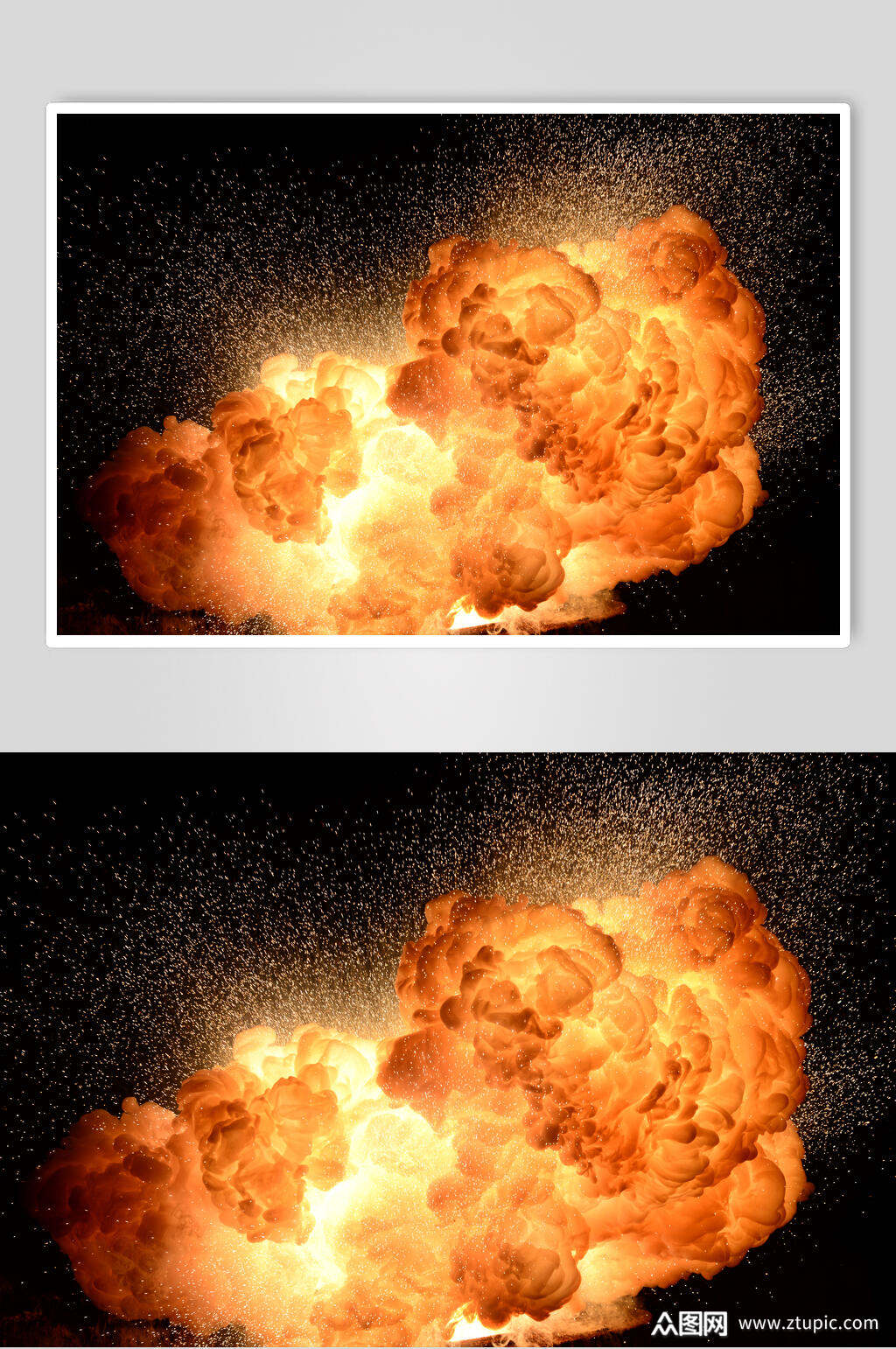 爆破爆炸蘑菇云高清图片