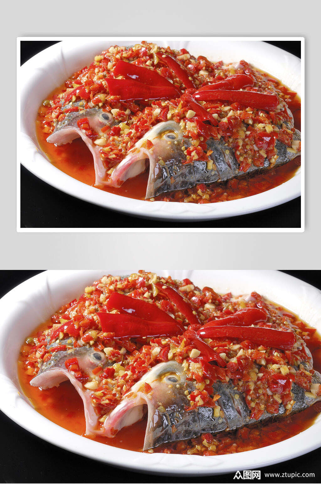 湘菜剁椒鱼头图片
