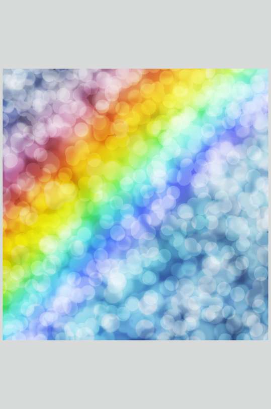 创意彩虹般光斑光圈纹理图片