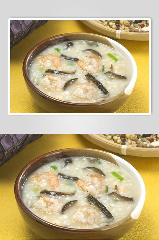 香菇虾仁粥图片-香菇虾仁粥素材下载-众图网