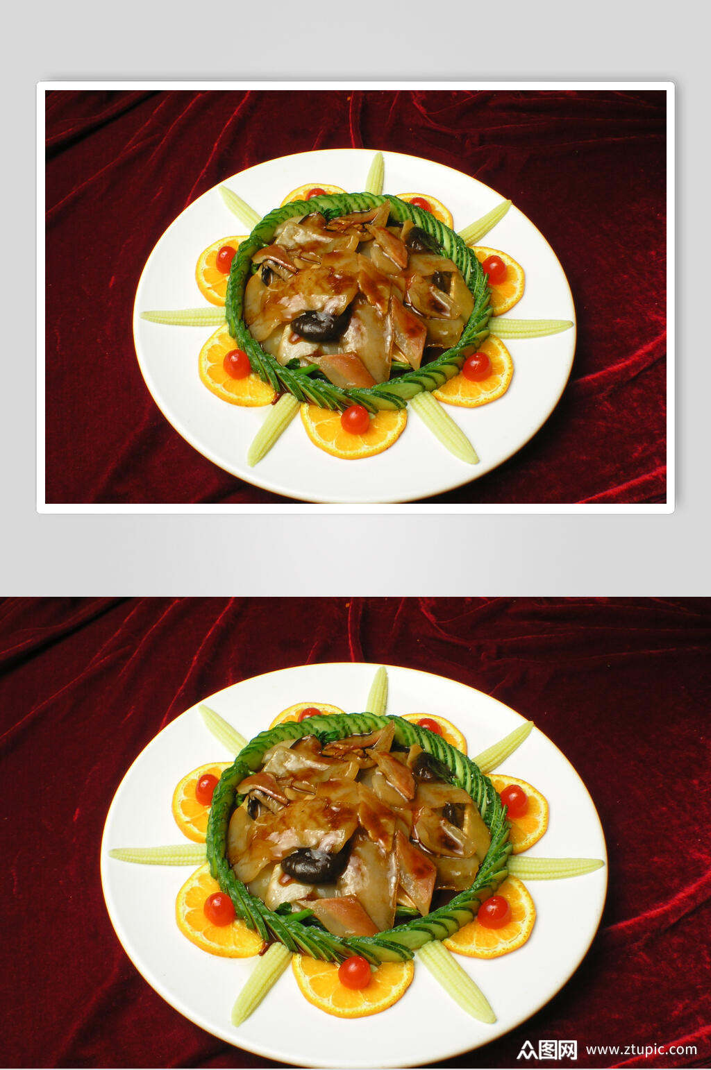 红烧裙边美食图片素材