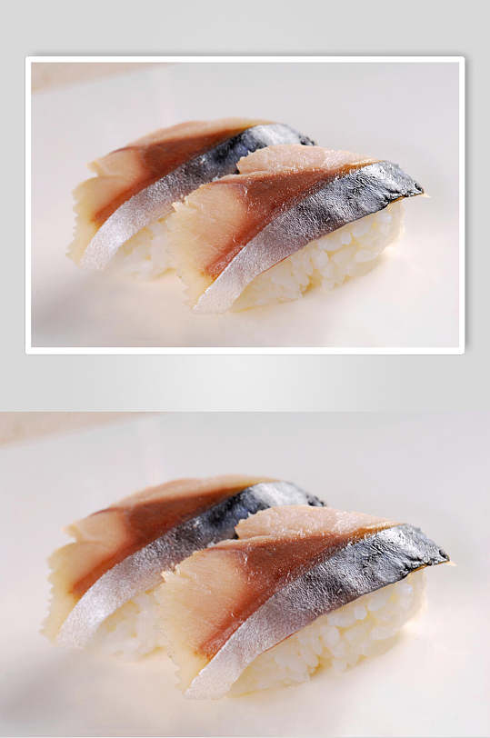 握寿司醋鲭鱼美食图片