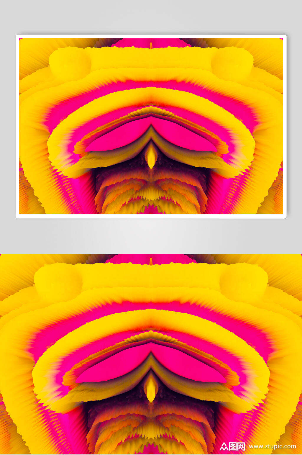 大气绚丽紫金色放射性几何形状纹理图片摄影图素材