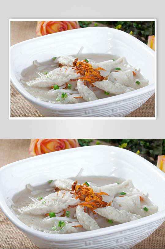 鱼揽烩银丝美食图片