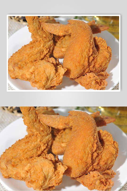 鸡全翅i炸鸡腿鸡翅鸡块餐饮图片