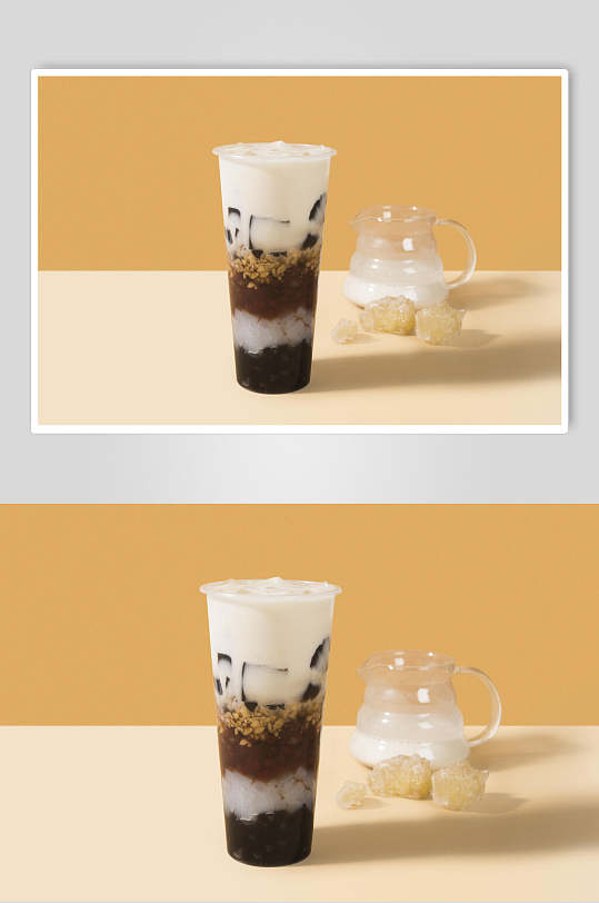 美味烧仙草奶茶食品高清图片