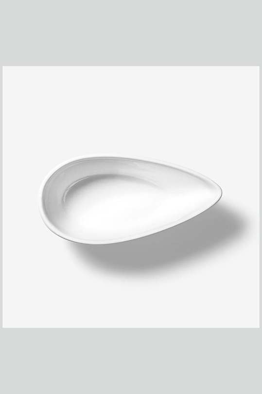 白色阴影餐厅碟子盘子样机