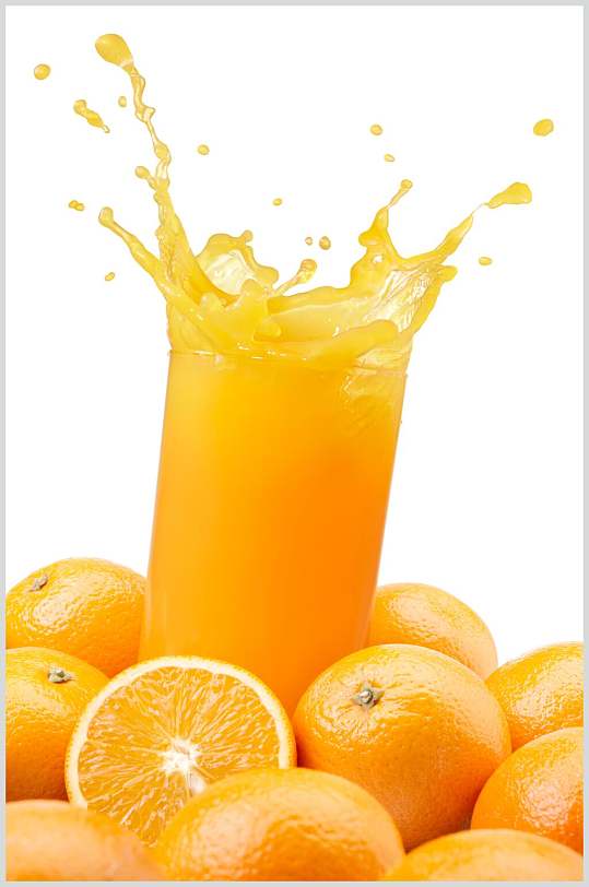 黄色橙汁海报图片-黄色橙汁海报设计素材-黄色橙汁海报模板下载