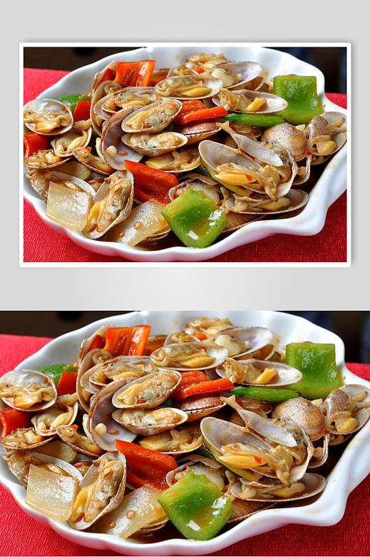 姜葱花甲美食图片