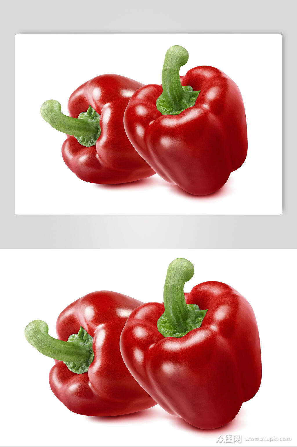 众图网提供视觉美观的西洋红甜椒彩椒蔬菜图片素材下载,本次作品主题