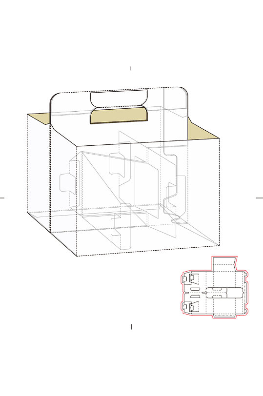 ai包装盒刀版图设计盒型展开图模切刀模刀线模板-众图网