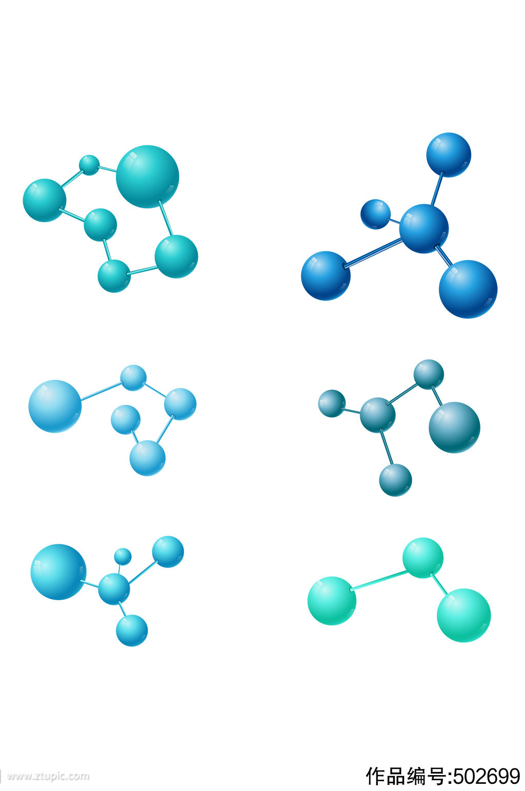 分子结构dna图案设计元素 化学元素