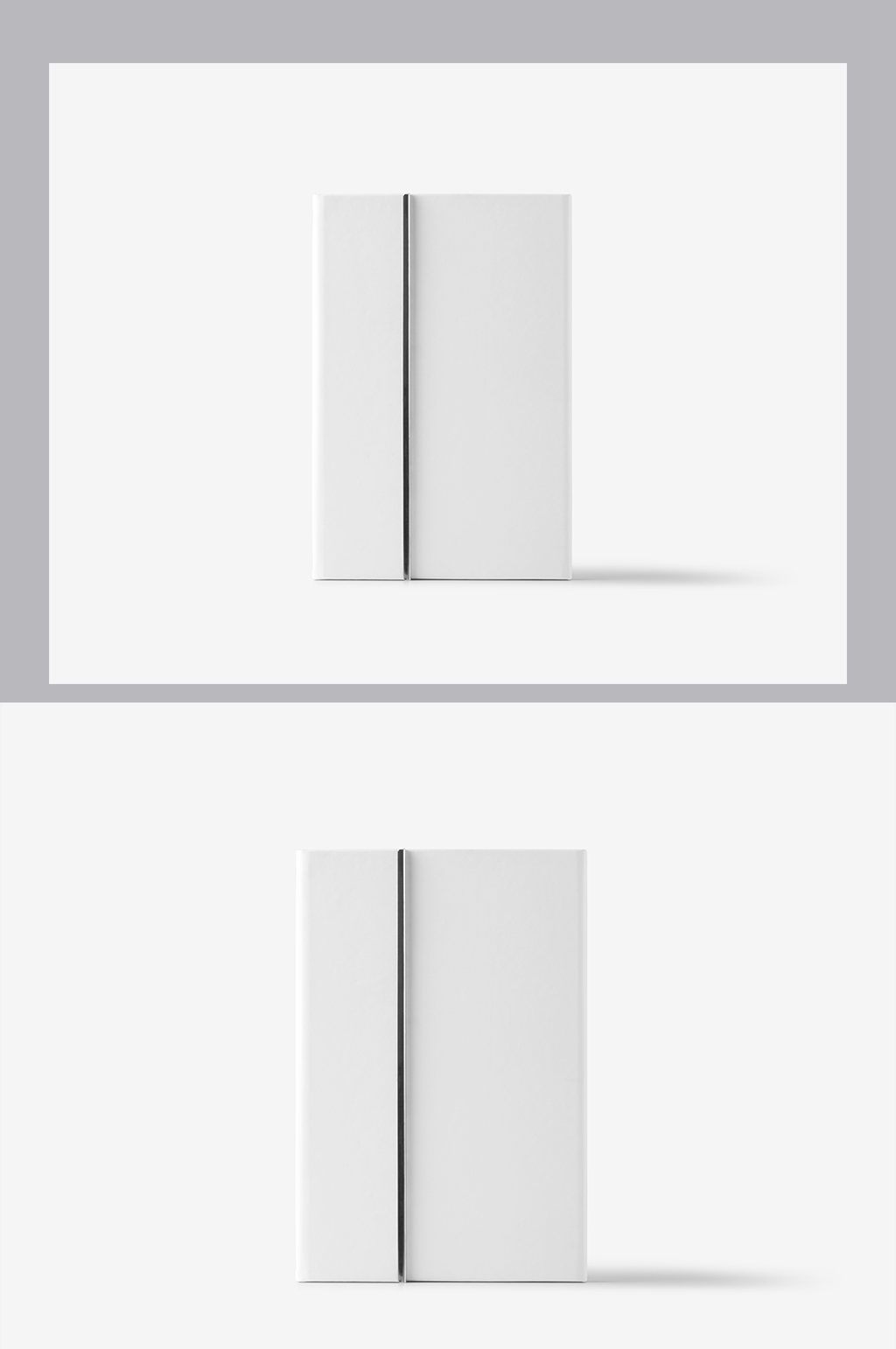 简约白色笔记本样机