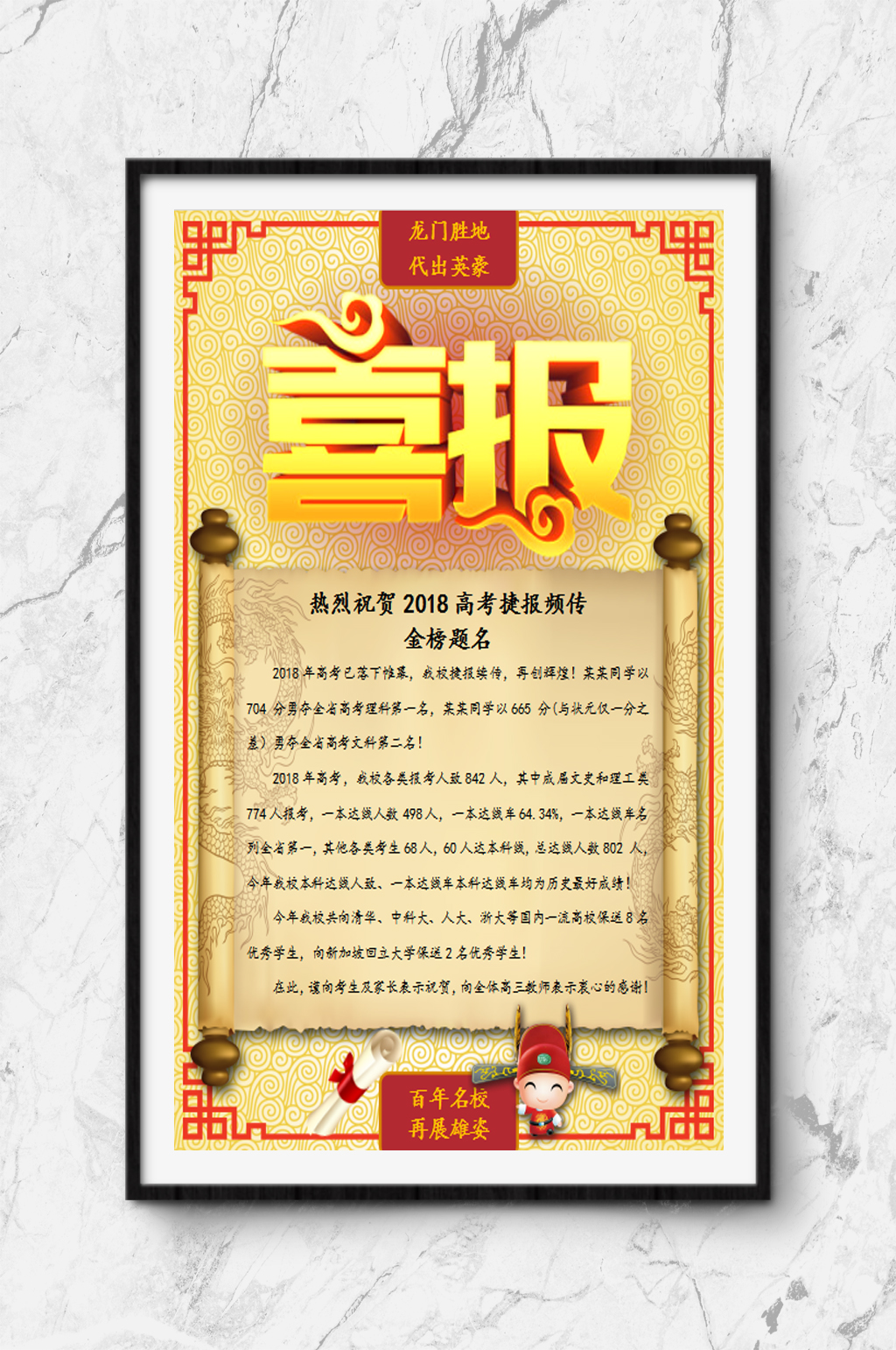 业绩喜报模板下载