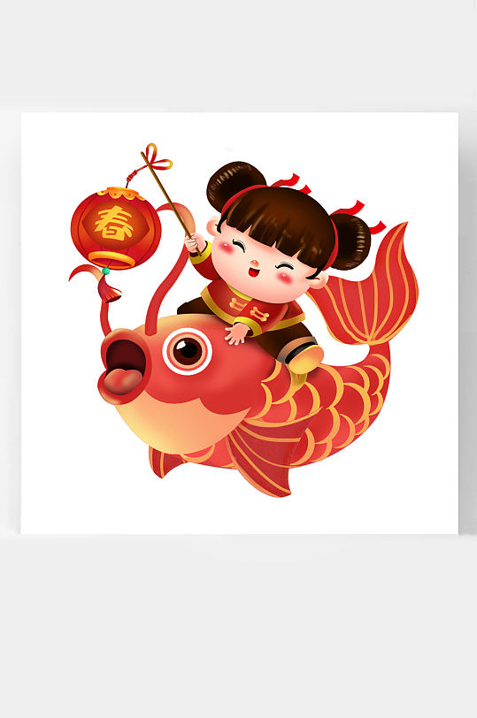 牛年春节卡通图片-牛年春节卡通素材下载-众图网