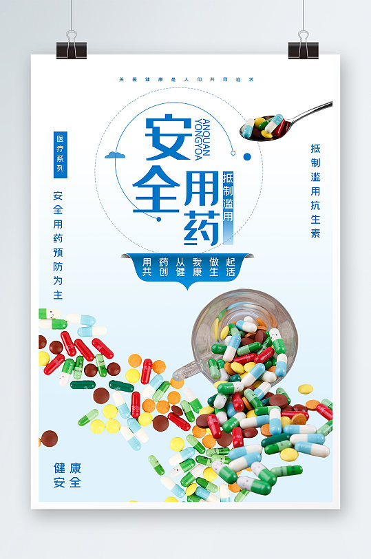 安全用药海报设计