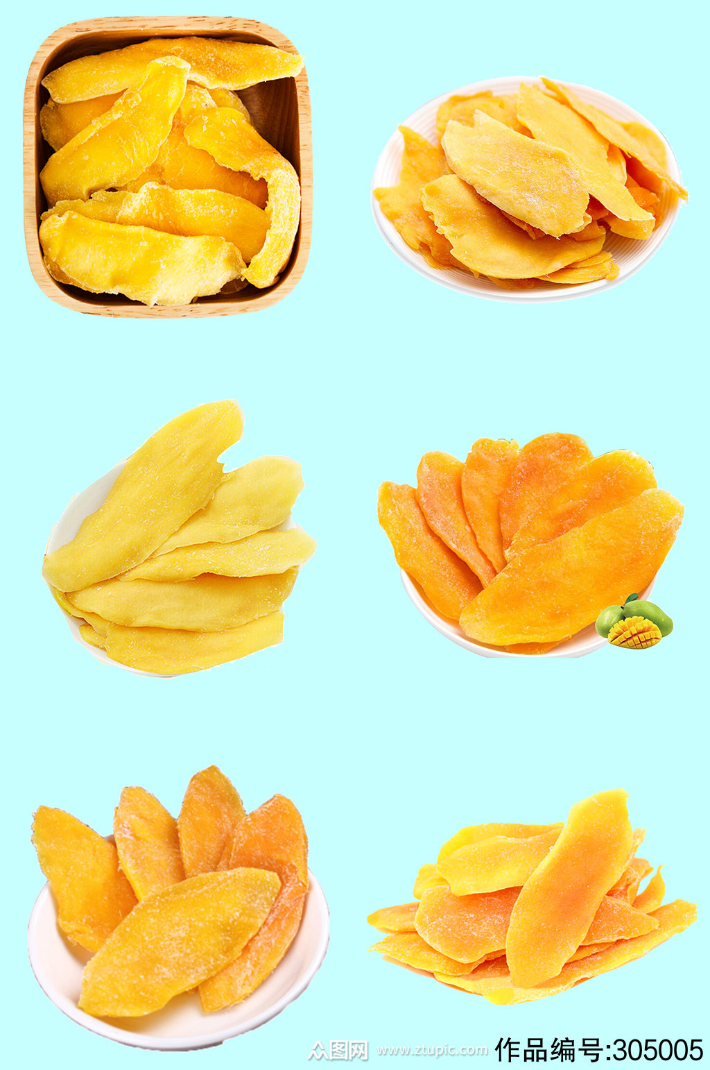 芒果美味芒果干素材