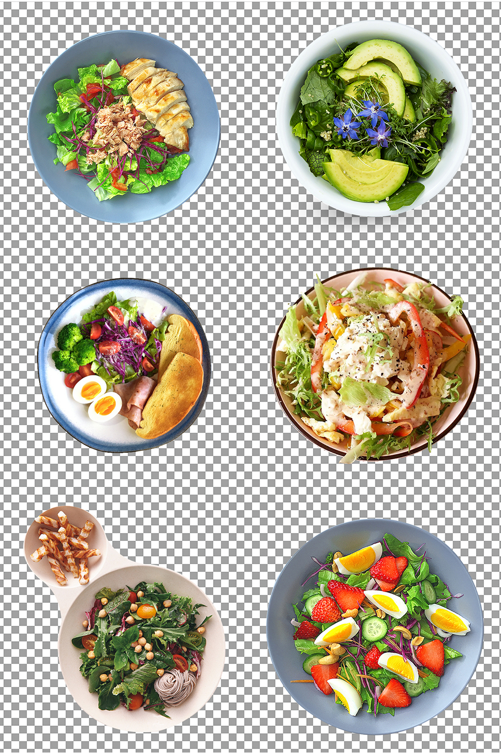美味沙拉美食素材