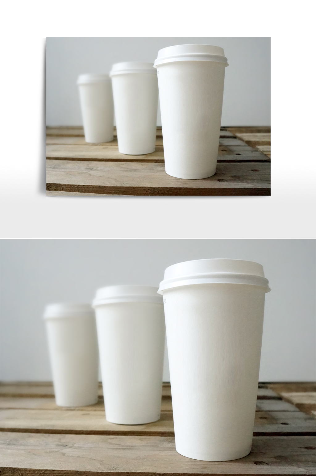 咖啡杯奶茶杯简约大气样机