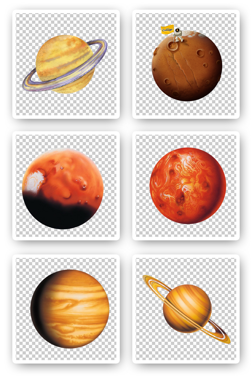 火星星球宇宙素材