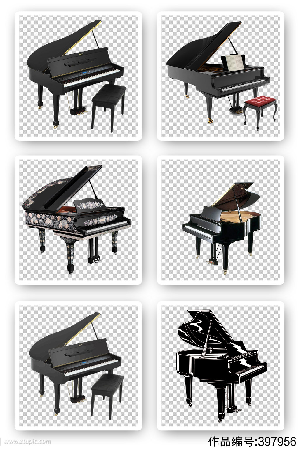 钢琴音乐素材图片