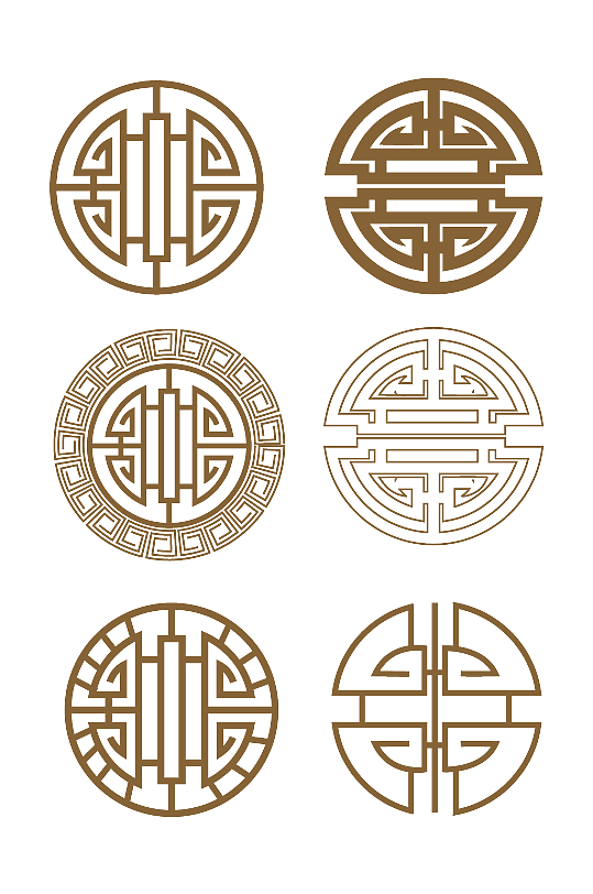 中国风古典吉祥如意纹理图案