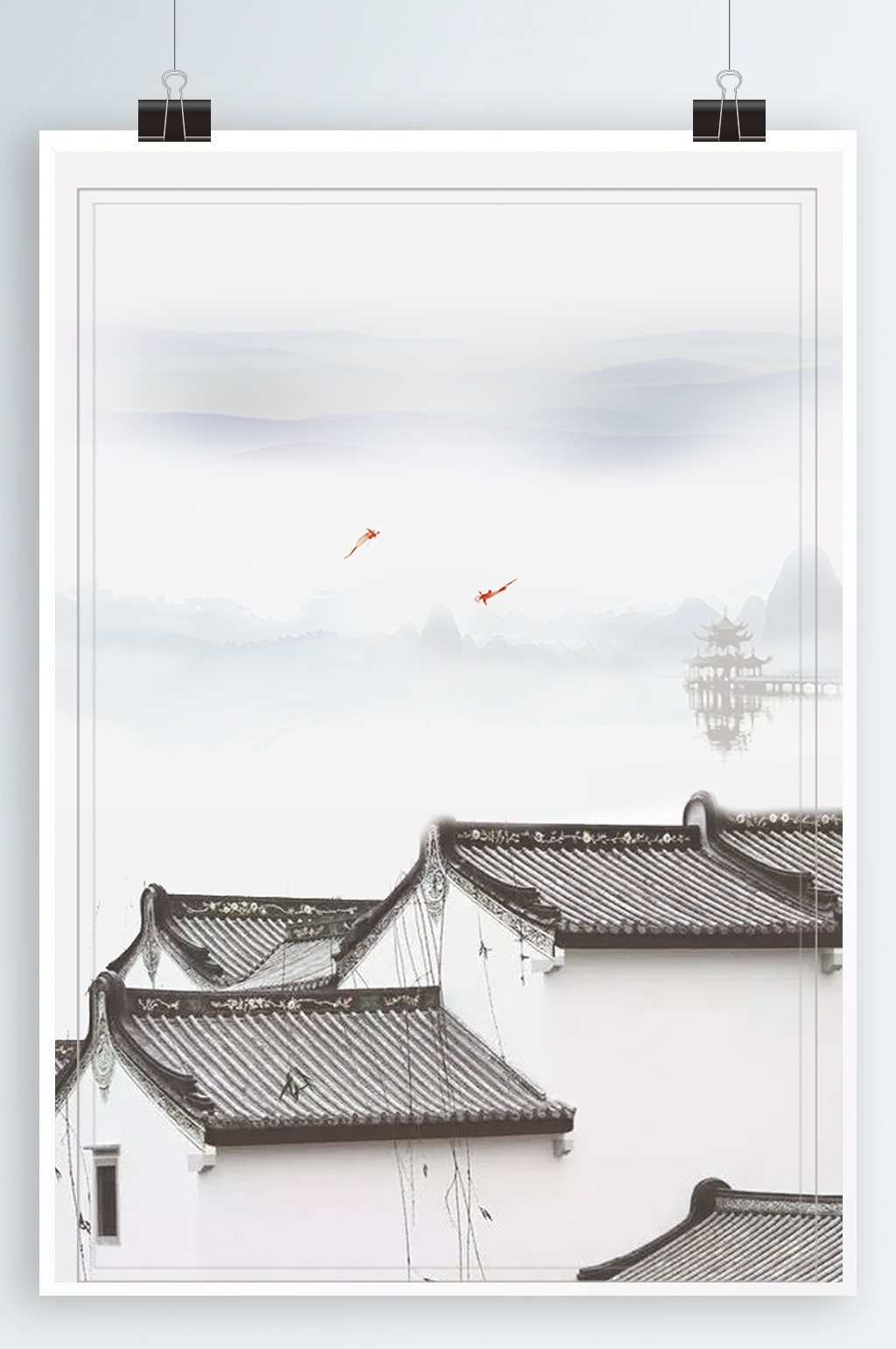 徽派建筑田园风光