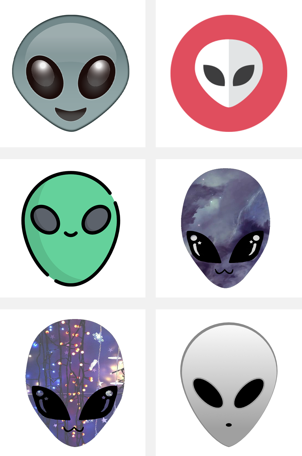 扁平免抠外星人素材-设计元素素材下载-众图网