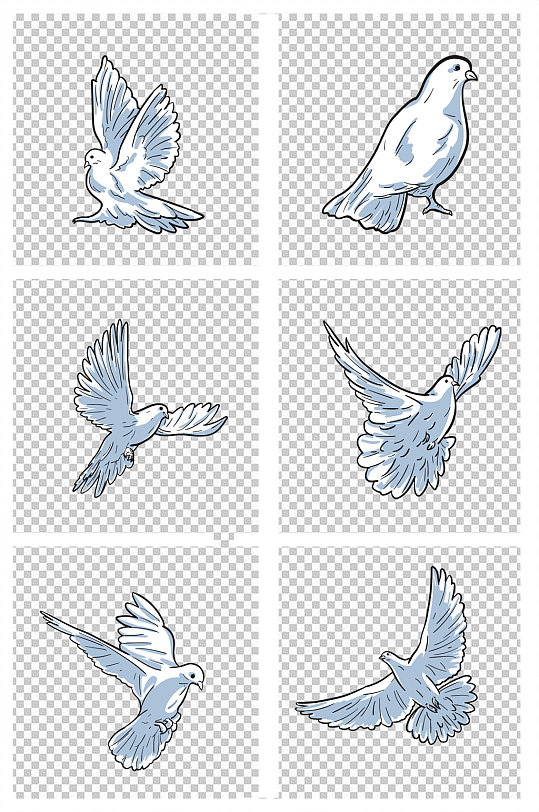 和平鸽插画图片-高清和平鸽插画素材下载-众图网