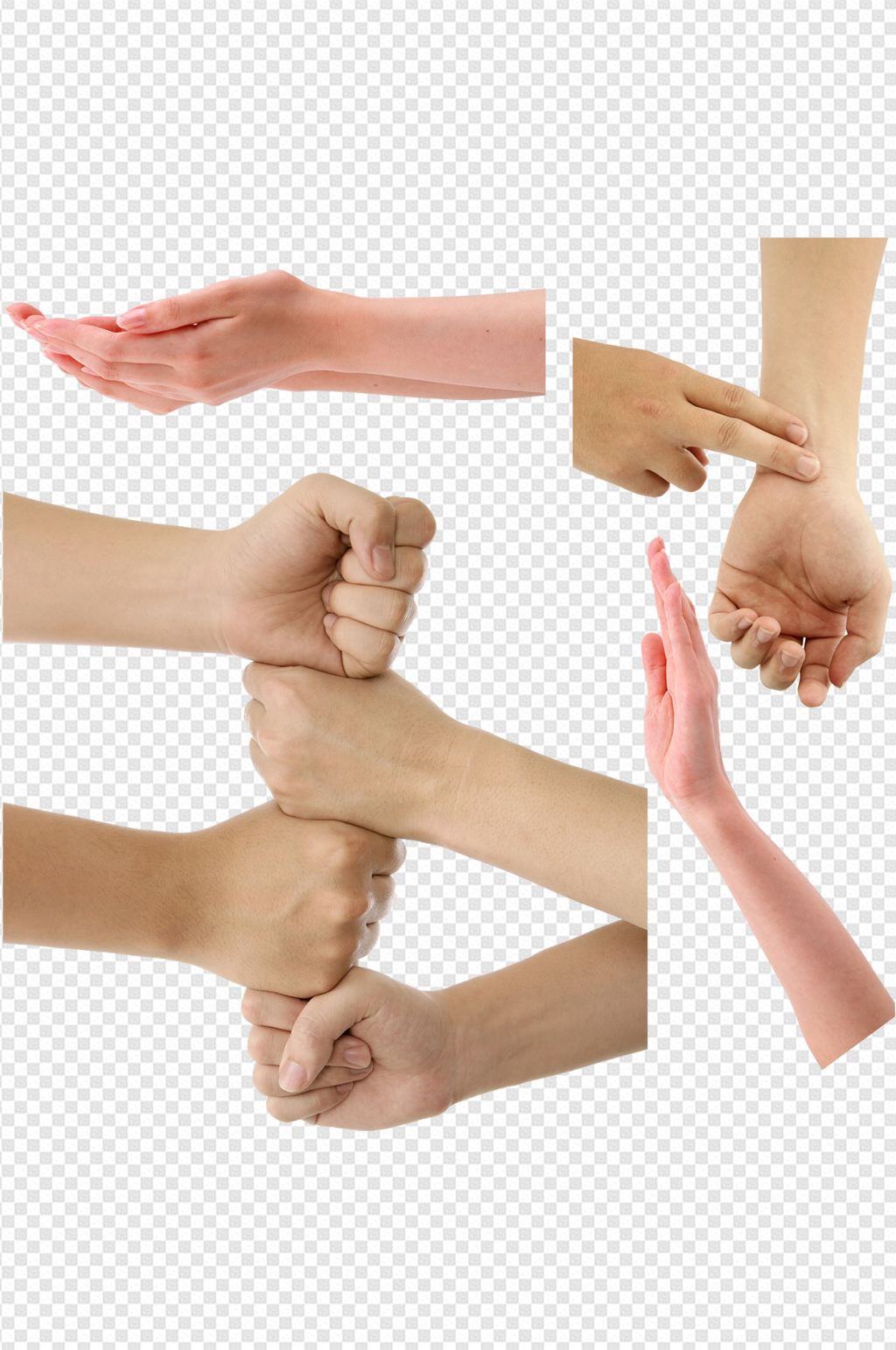 合作共赢手势指示