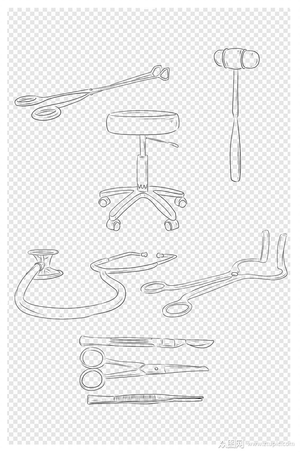 手术工具医疗器械素材