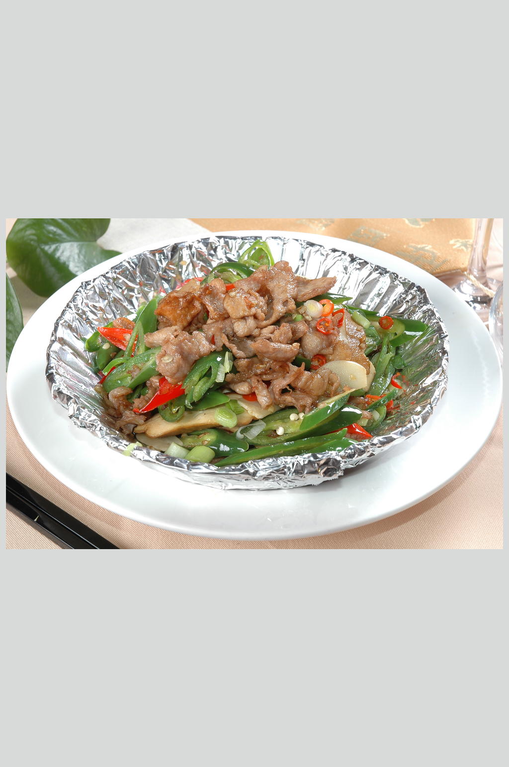 农家小炒肉素材