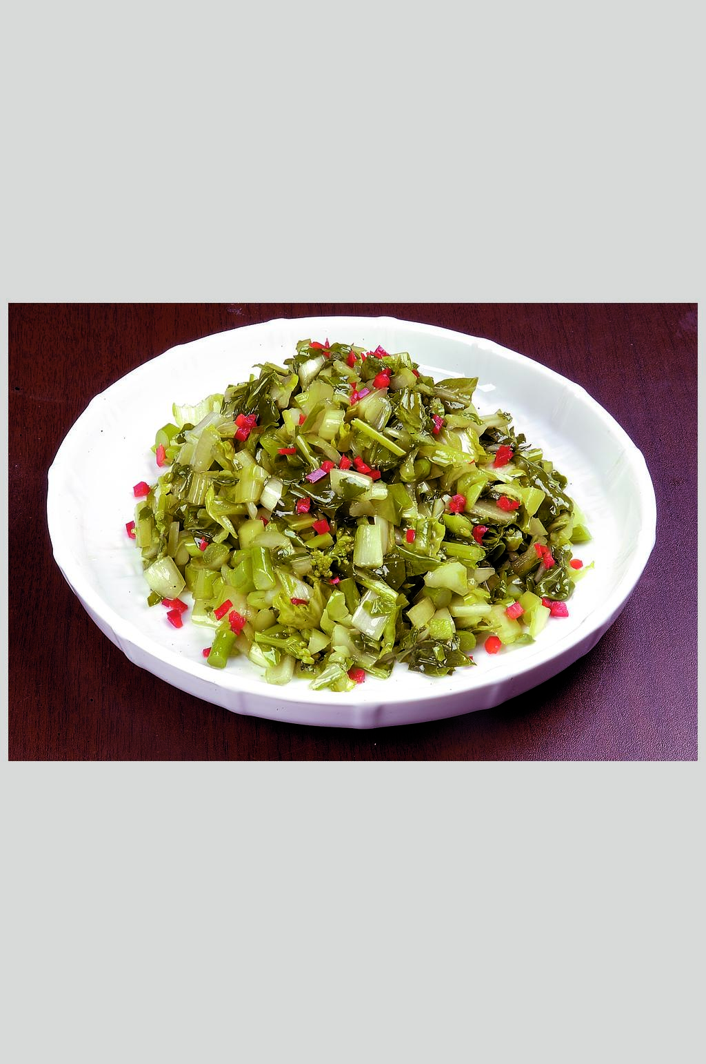 小白菜炒豆腐素材