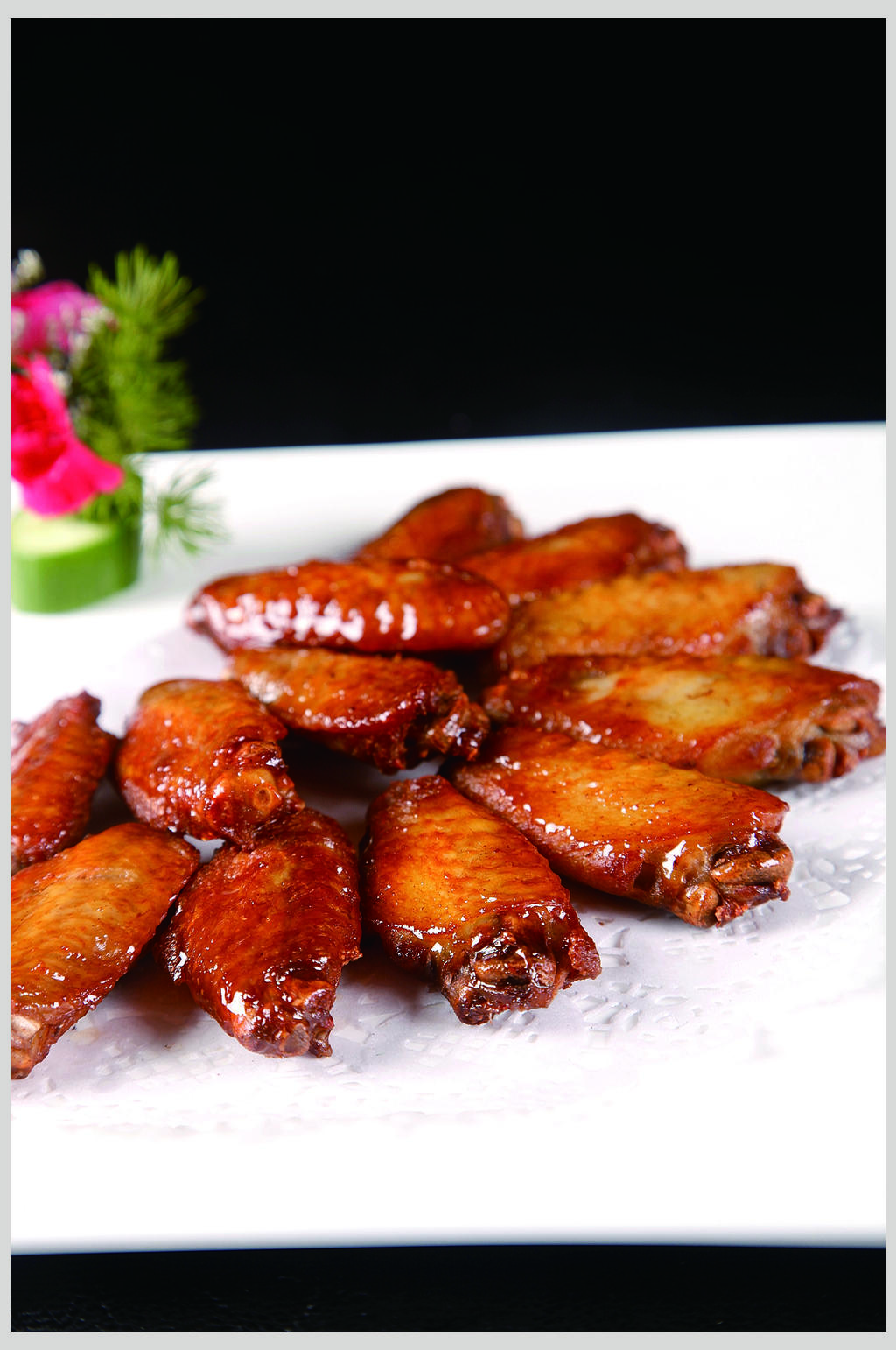 蒜香鸡中翅素材