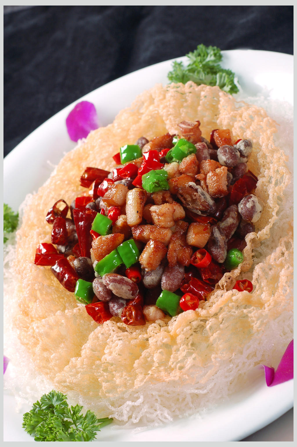 脆肉红腰豆胡辣味素材