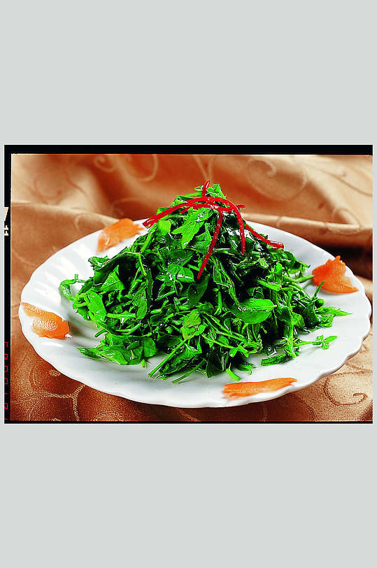 炝拌花椒叶高清餐饮美食图片