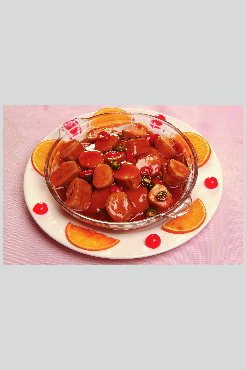 乡村炒肥肠素材