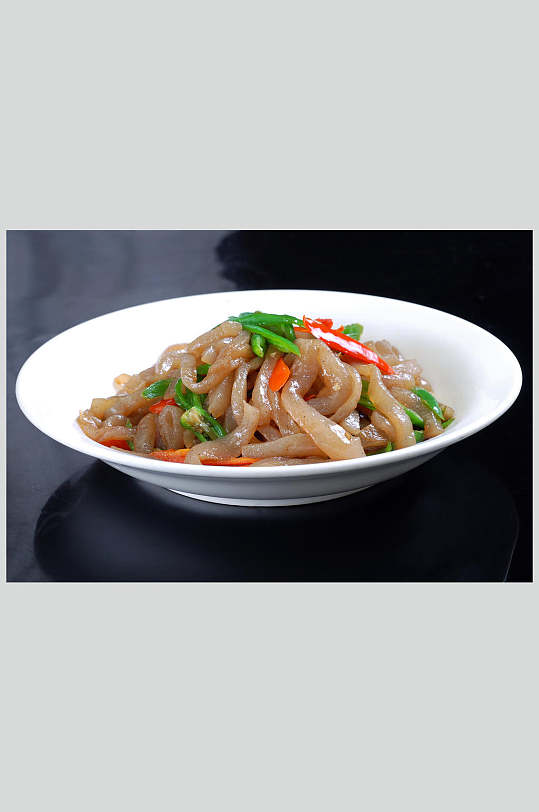 餐饮美食高清图片青椒魔芋丝