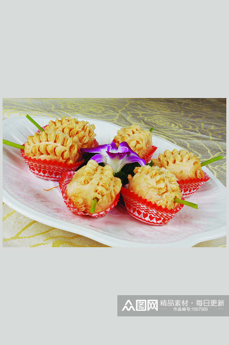 泰式榴莲酥美食餐饮图片素材
