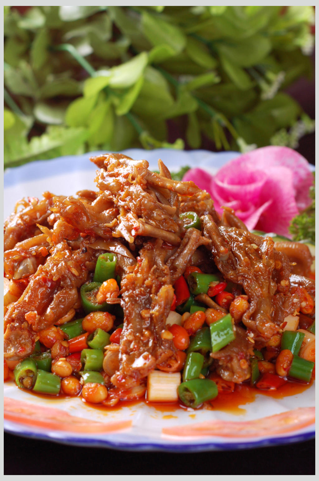 豆豉鸭掌素材